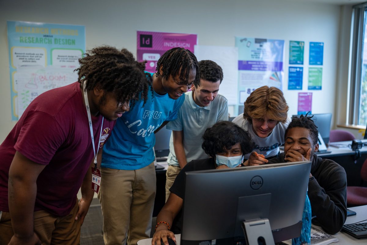 At FSU iCamp, local high school students are introduced to new skills and careers in technology over five weeks, including web design, graphic design, social media, animation, videography and college readiness.