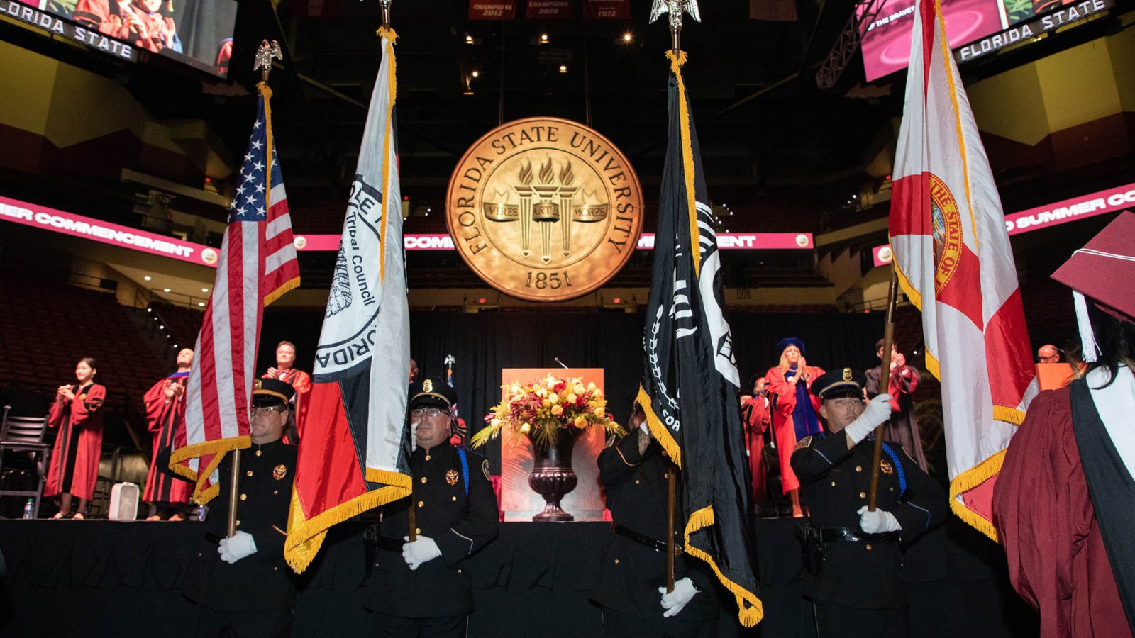 Florida State University celebrated summer commencement ceremony Friday, Aug. 4 at the Donald L. Tucker Civic Center. (FSU Photography Services)