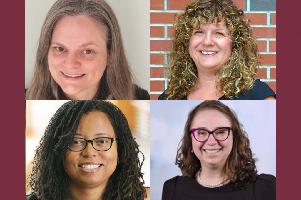 The Florida Center for Reading Research at Florida State University, the MGH Institute of Health Professions and the University of Virginia have formed a partnership to help students with learning disabilities. The principal investigators are, top left to bottom right, Emily Solari (UVA), Sara Hart (FSU), Nicole Patton Terry (FSU) and Tiffany Hogan (MGH).