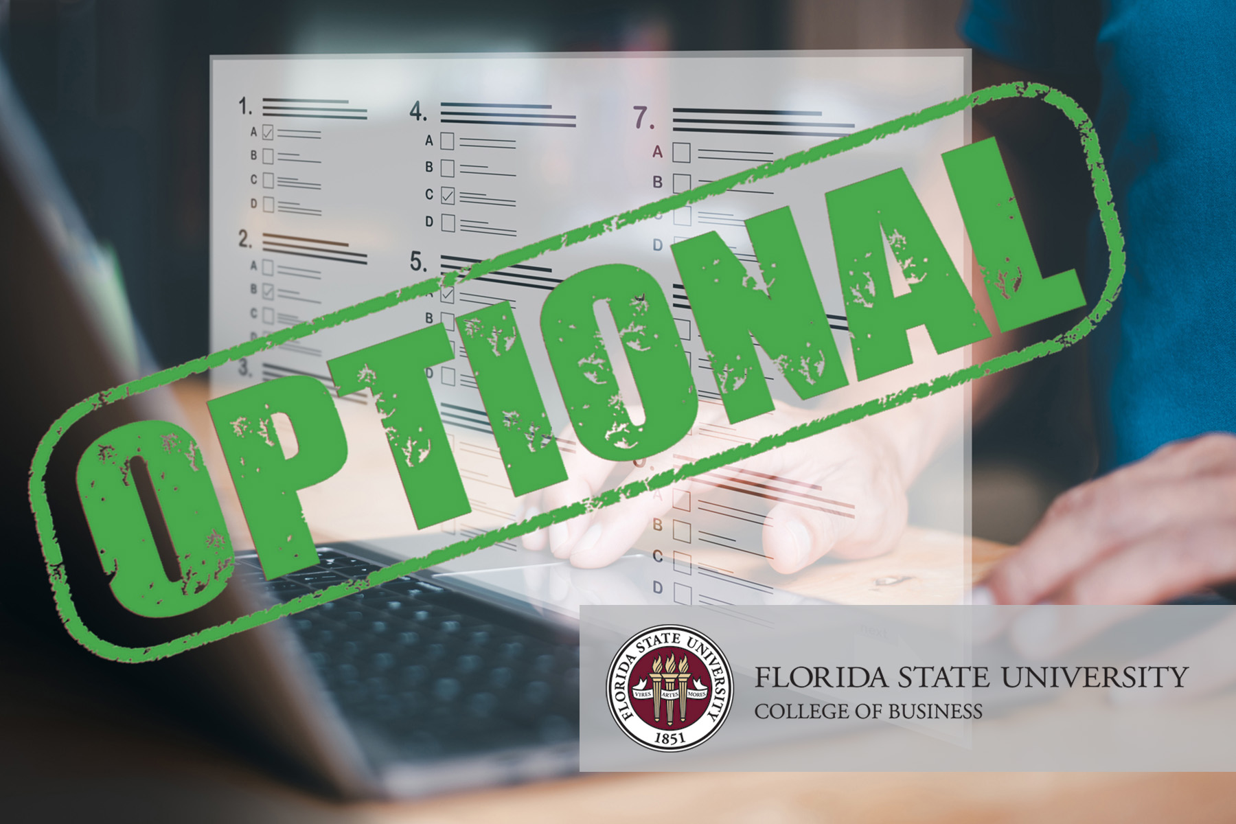 GMAT now optional for all FSU's business master's programs