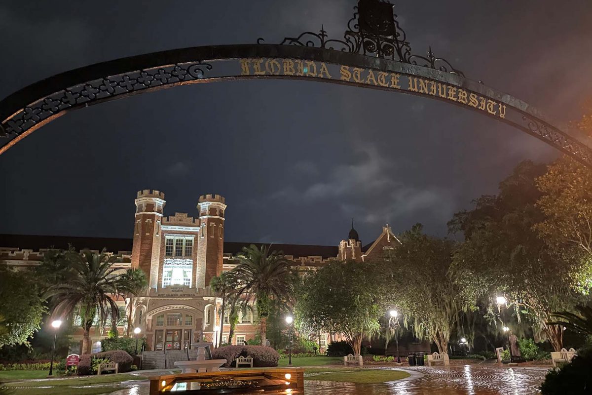 FSU escaped the worst of Hurricane Idalia’s wrath. Campus was quiet the morning of Wednesday, Aug. 30, 2023, before the storm blew in. (Mark Vaughn/University Communications)