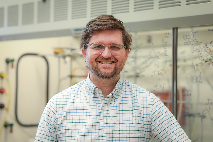 Joel M. Smith, an assistant professor of Chemistry and Biochemistry. (Photo by Kendall Cooper/FSU College of Arts and Sciences)