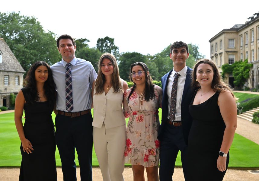 (Left to right) The FSU contingent included Kayla McLoone, Ross Moret, Delaney Williams, Nadia Rassech, Zach Helms and Caroline Owen. (Ross Moret, FSU Honors Program)
