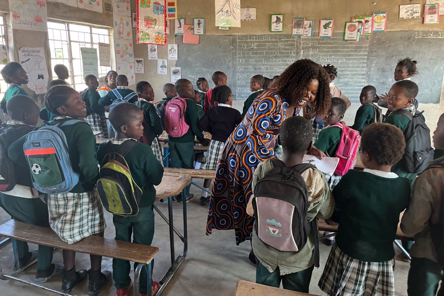 One of the places where LSI at FSU is improving learning globally is in Kasama, Zambia, where researchers are working to improve the training of primary grade teachers. (School-to-School International)