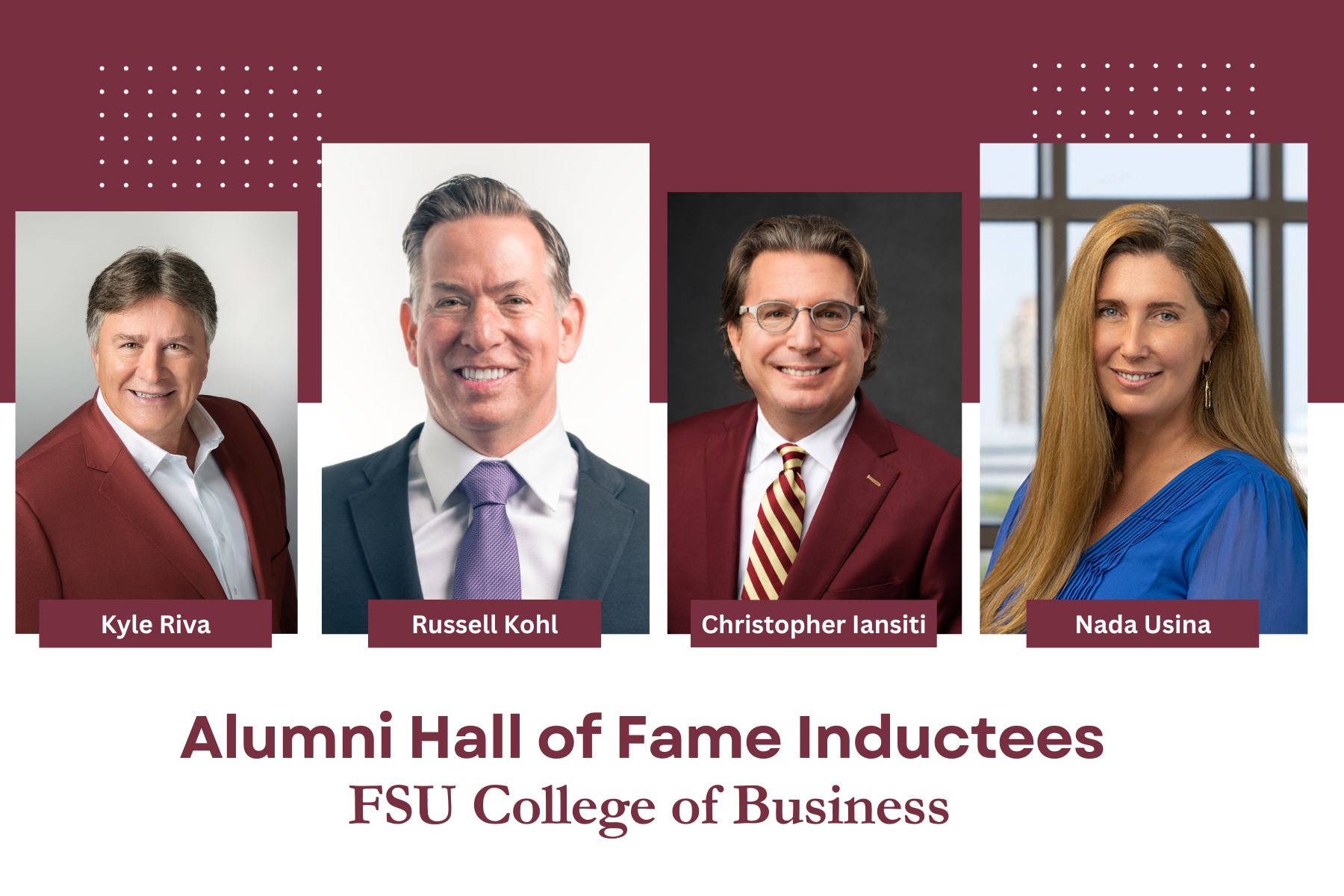 Four inducted into Business Hall of Fame