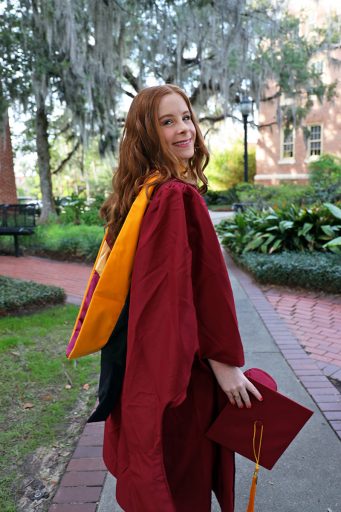 Molly Creel graduated with a master’s degree in integrated marketing.