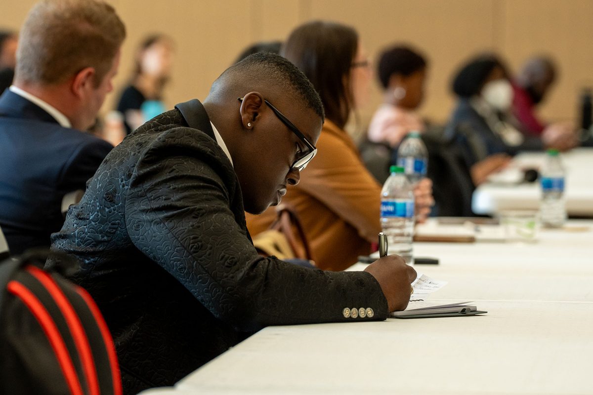 The Horizons Unlimited Conference allowed participants to connect with fellow first-generation students, alumni, faculty and university leaders on Feb. 26, 2024. (Brittany Mobley, Undergraduate Studies)
