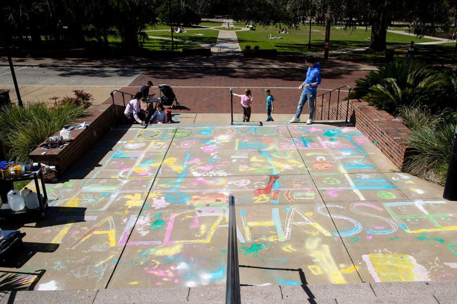 In Discover Tallahassee, children ages 5-12 came to Florida State University to learn about the work of the Native American and Indigenous Studies Center and then join a rotation through art and music Saturday, Feb. 24, 2024. (Sara Shields)