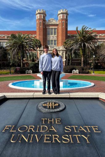 Florida State University team Zachary Asarnow and Ava Polly.