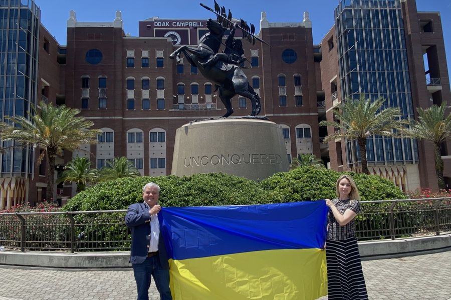 Ukrainian cybersecurity law expert makes most of FSU visit - Florida State University News