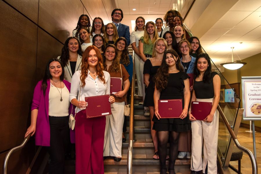 The Spring 2024 GCC graduates were celebrated during a ceremony on Friday, April 26, at The Globe. (FSU Center for Global Engagement)
