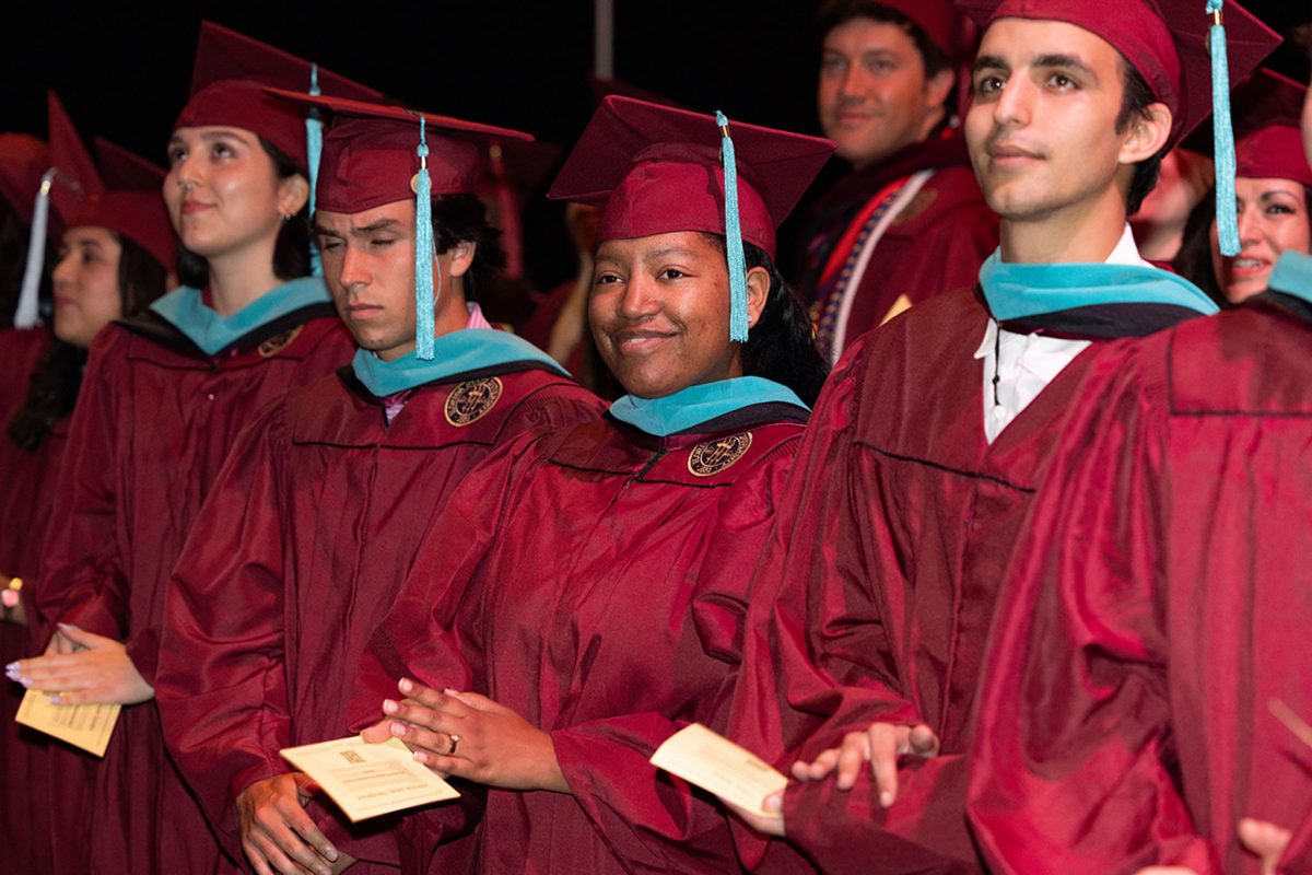 Florida State University graduates celebrate during one of FSU's summer commencement ceremonies Friday, Aug. 2, 2024, at the Donald L. Tucker Civic Center. (FSU Photography)