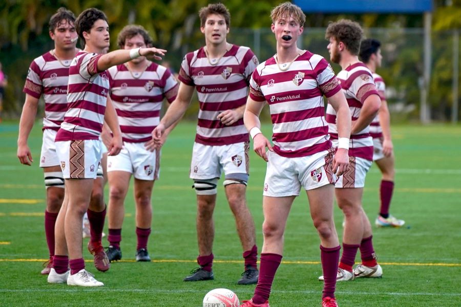 The FSU Men's Rugby Club during a practice. (FSU Men's Ruby Club)