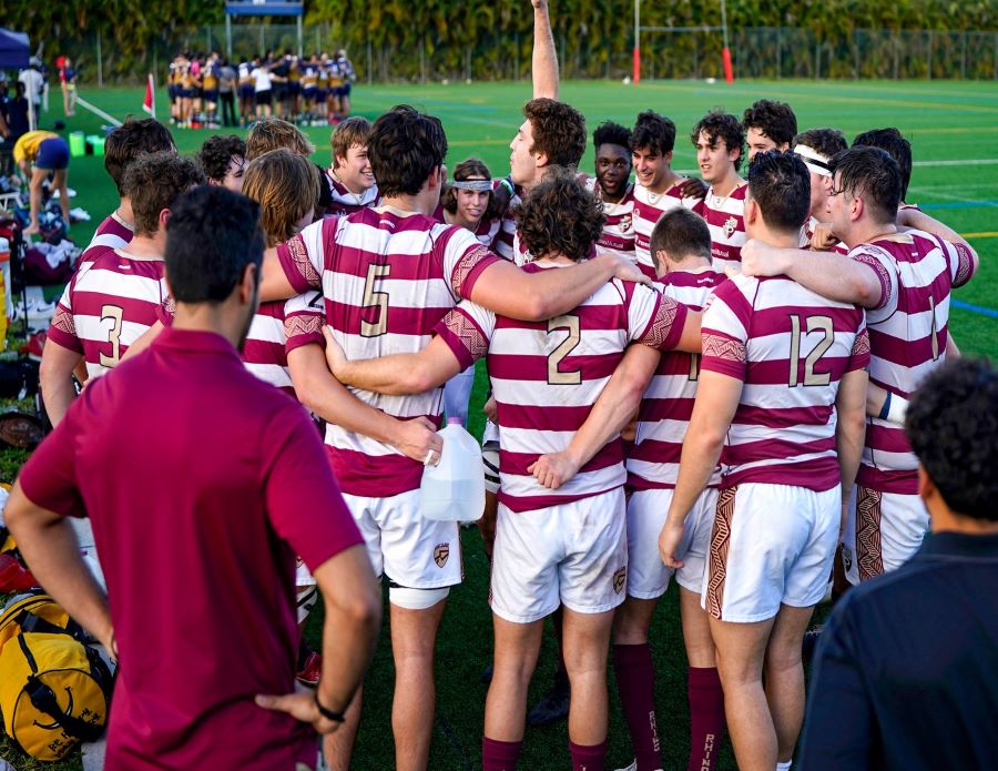 The FSU Men's Rugby Club during a practice. (FSU Men's Ruby Club)