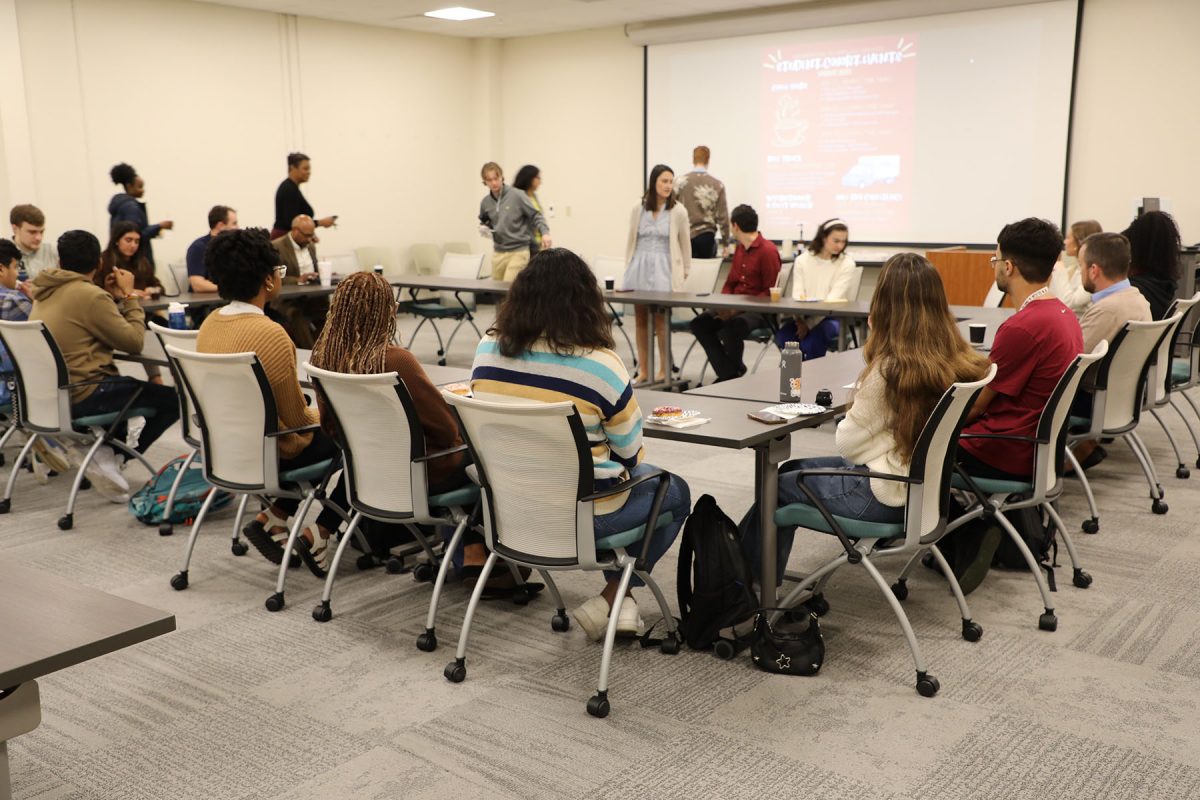 Spring 2024 intern networking hour with the ITS student cohort. (Alexa Lowry)