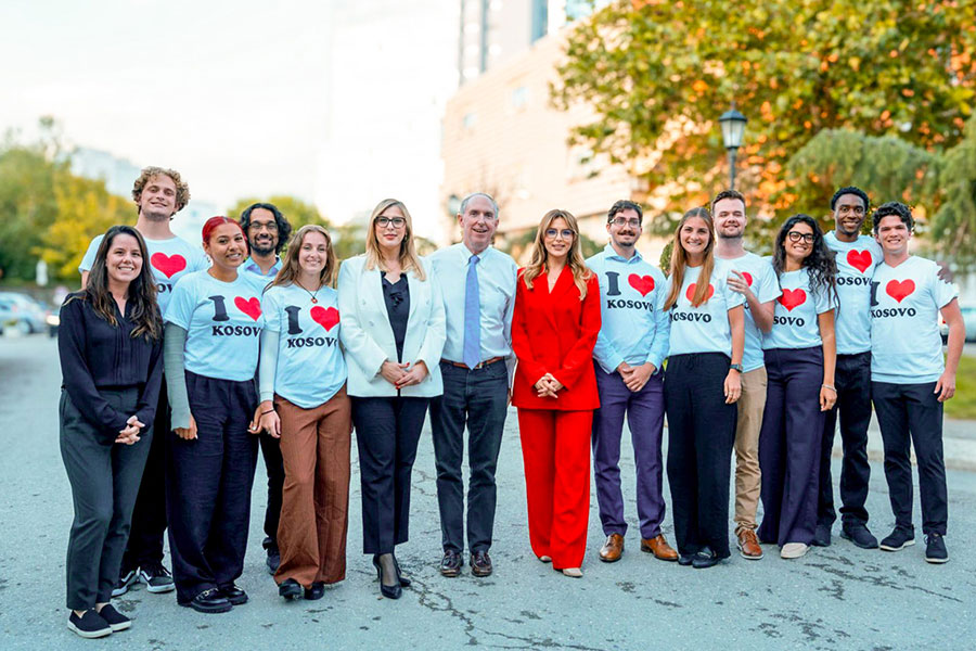 The inaugural cohort of International Programs’ Human Rights in Europe’s Newest Democracy Program. (International Programs)