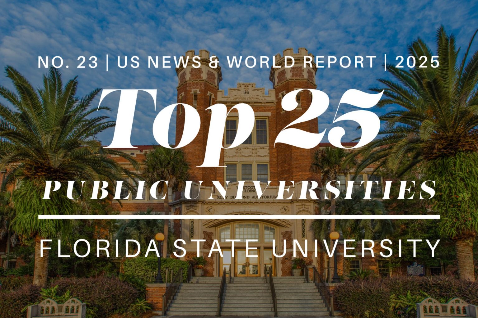 Florida State University shines in student experience in 2025 U.S. News