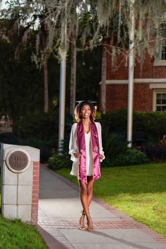 Amari Riley is graduating with a Bachelor of Science in Management Information Systems from FSU’s College of Business.