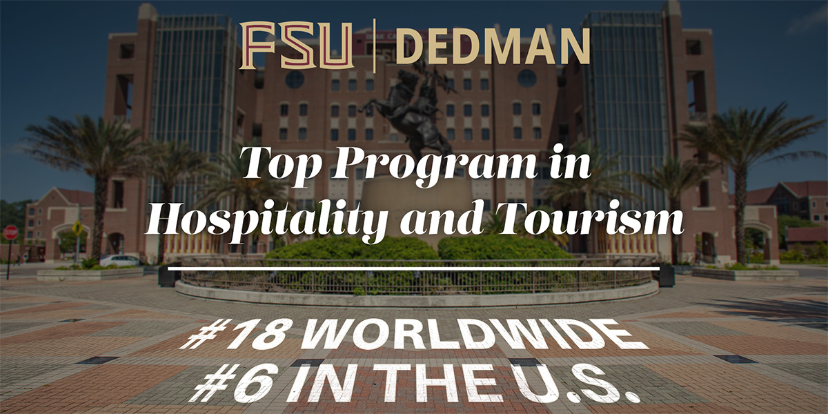 Florida State University’s Dedman College of Hospitality celebrates latest U.S. and global rankings