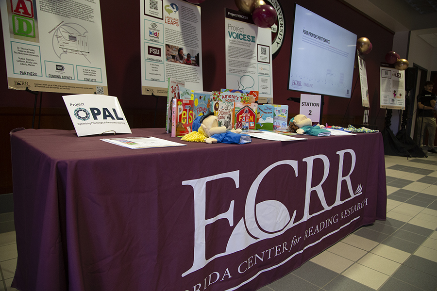 A display at the open house. (Bill Wellock/University Communications)