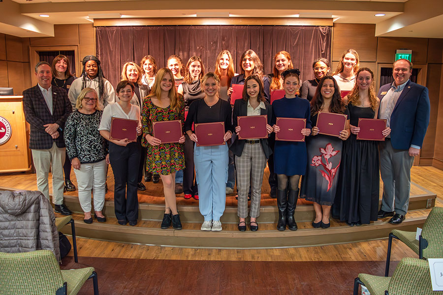 Members of the fall 2024 cohort of GCC graduates. (CGE/Seamus Toner)