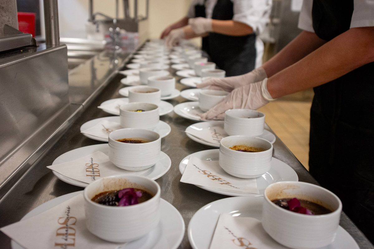 Students plan and host themed four-course dinners, managing every aspect from concept to execution. (Ashlee Barrett)