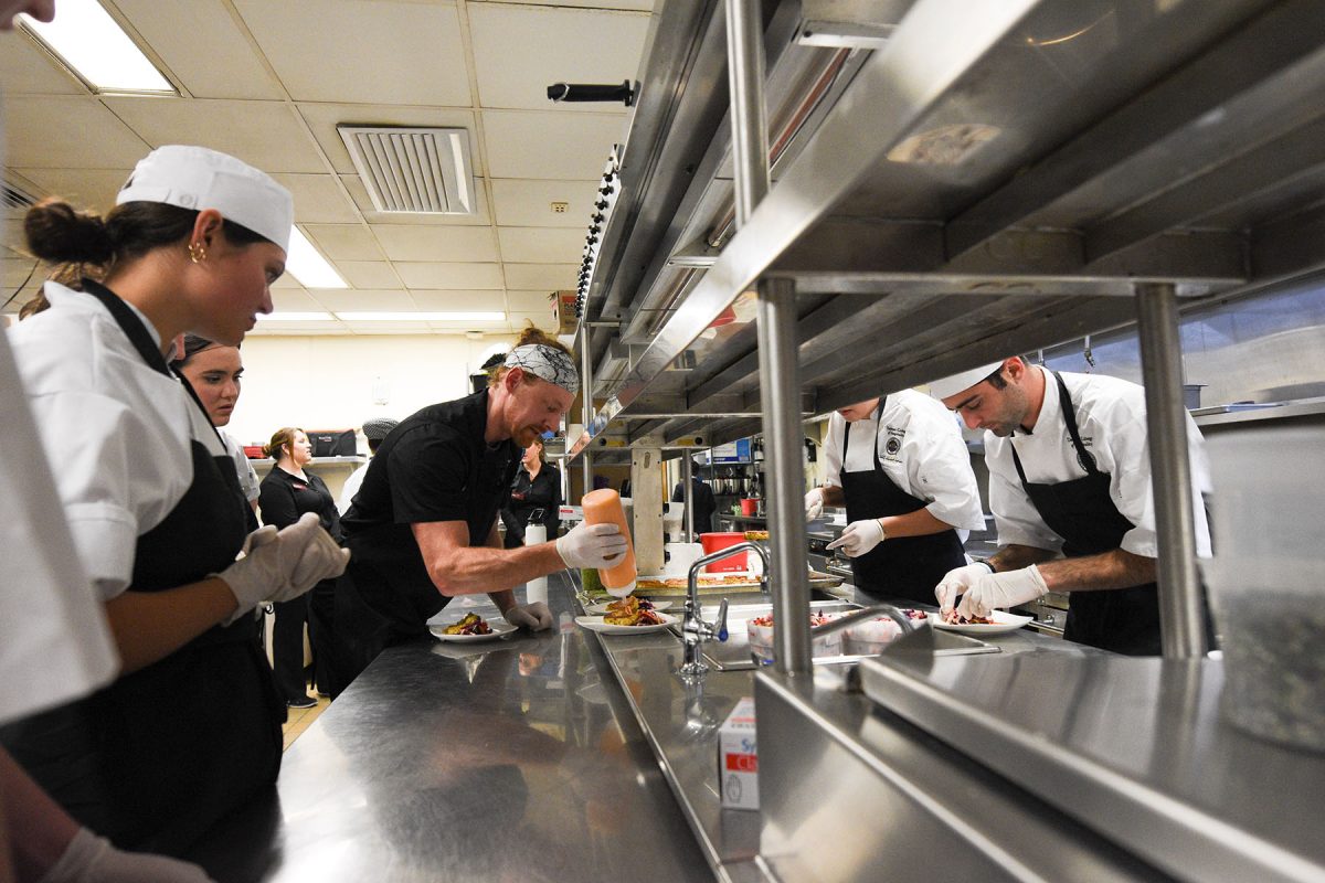 Zach Weston, faculty and chef, has been instrumental in transforming the Little Dinner Series into a leading hospitality experience in Tallahassee through his dedicated teaching and mentorship. (Ashlee Barrett)