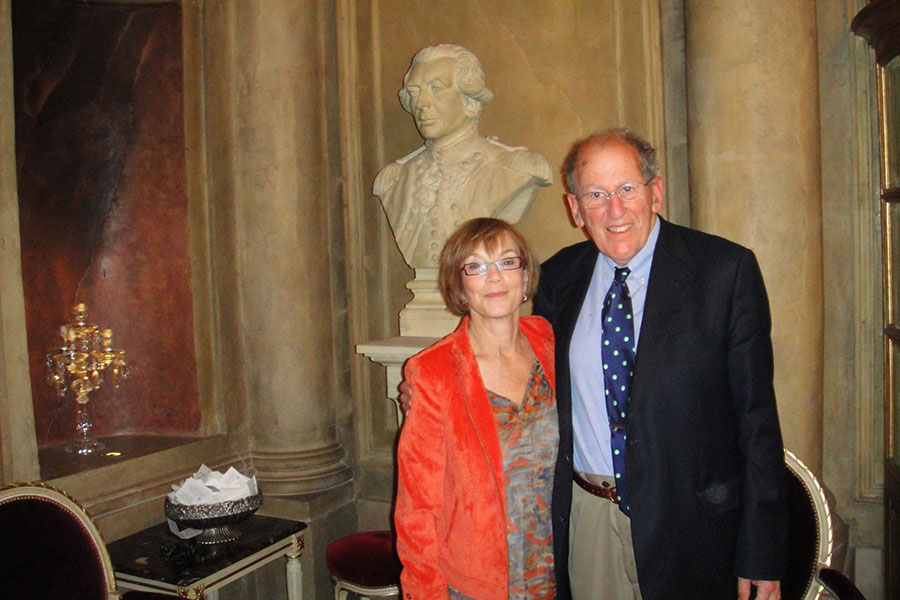 Charlotte Orth Reckford (left) gifted $1 million to the FSU Department of Classics in honor of her late husband and Langford Eminent Scholar Professor Emeritus Kenneth J. Reckford (right). (Photo courtesy David Orth Reckford)