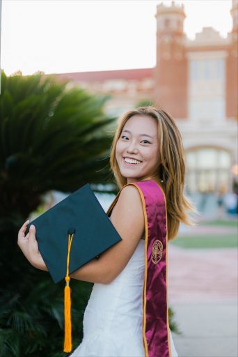 Wonmin Song is graduating with a Bachelor of Science in Applied and Computational Mathematics in the College of Arts and Sciences.