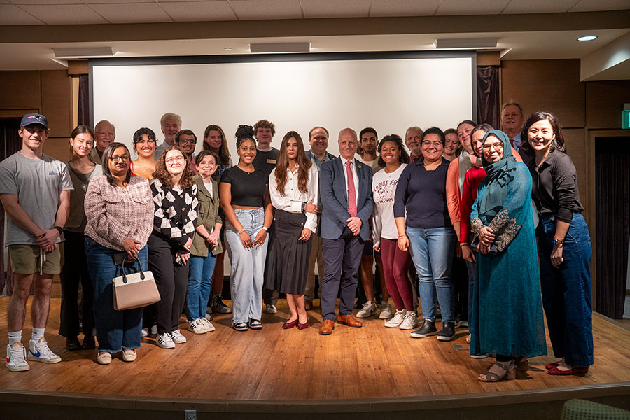 Group photo at the 2025 SAMCS Conference at FSU. (Michael Walsh, College of Communication and Information)