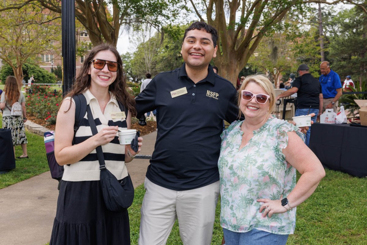 The Florida State University community came together on Thursday to beat the heat and celebrate at the 2025 President's Ice Cream Social Thursday, April 3. (Florida State University)