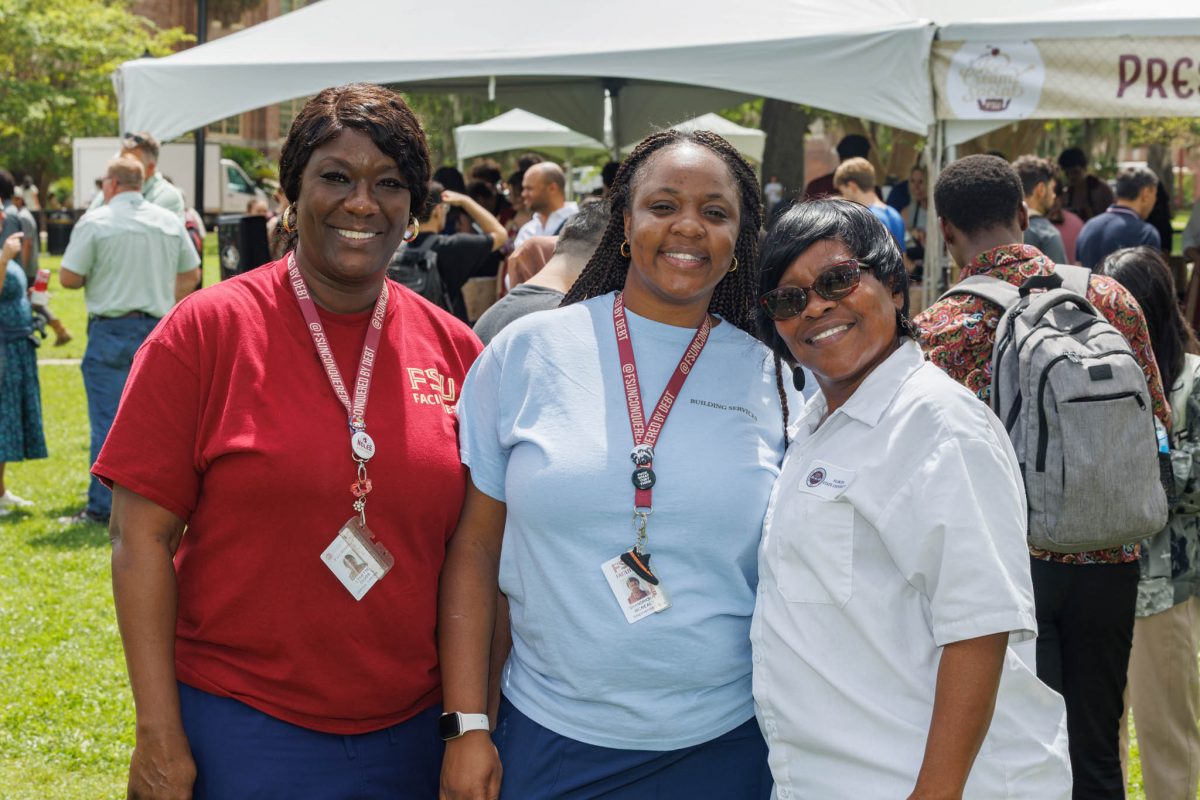The Florida State University community came together on Thursday to beat the heat and celebrate at the 2025 President's Ice Cream Social Thursday, April 3. (Florida State University)