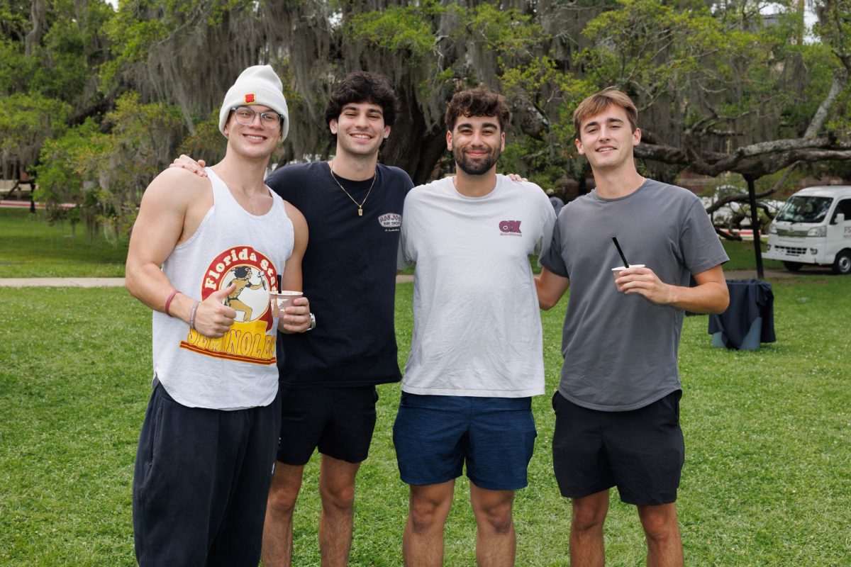 The Florida State University community came together on Thursday to beat the heat and celebrate at the 2025 President's Ice Cream Social Thursday, April 3. (Florida State University)