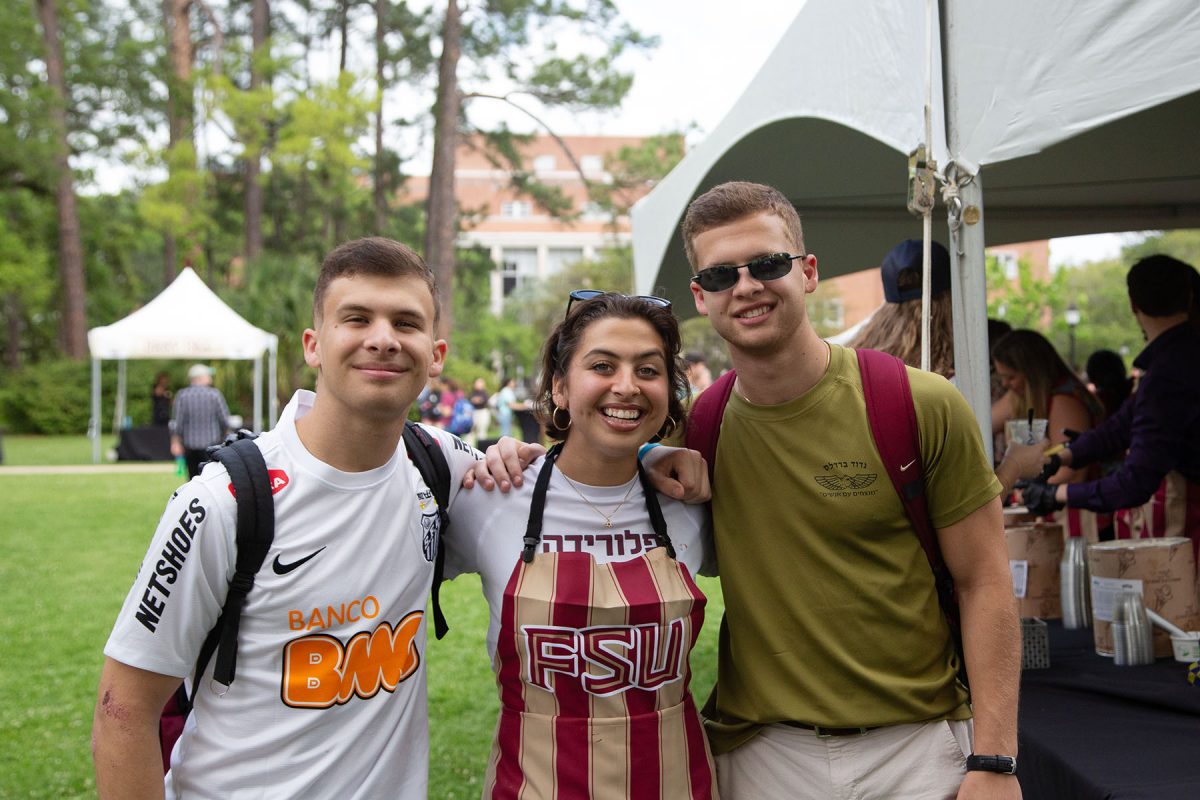 The Florida State University community came together on Thursday to beat the heat and celebrate at the 2025 President's Ice Cream Social Thursday, April 3. (Florida State University/Samantha Haas)