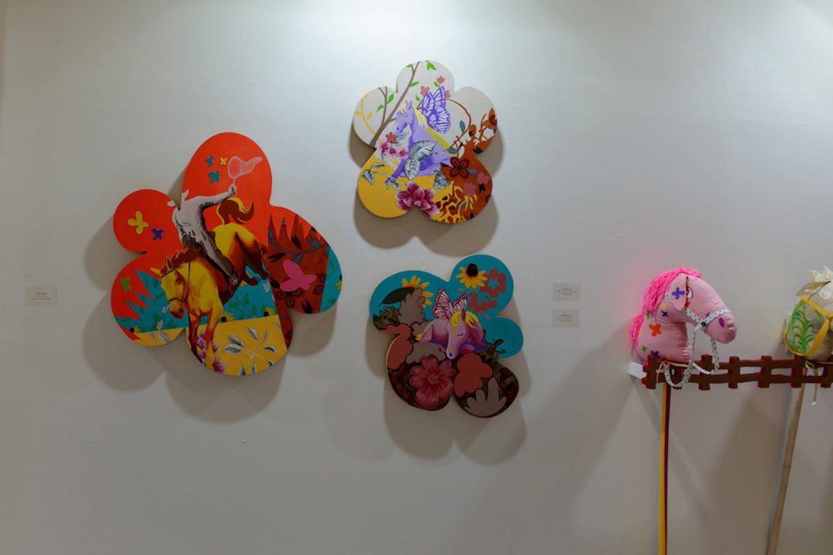 Artwork by Rachel Ostrander, featured in “Everything I’ve Ever Known.” (Noelle Enright/FSU College of Fine Arts)