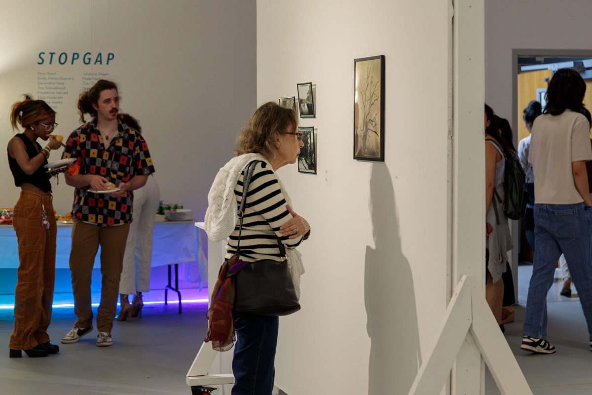 “STOPGAP” featured work by graduating Bachelor of Arts studio art students. (Noelle Enright/FSU College of Fine Arts)