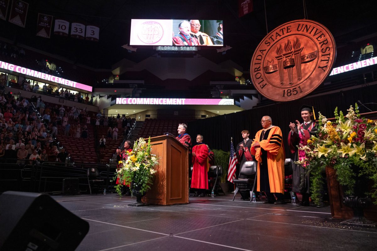 Florida State University honored its largest graduating class in history, celebrating the resilience and achievements of more than 7,100 students who earned nearly 9,000 degrees May 2-3, 2025, at the Donald L. Tucker Civic Center. (FSU Photography)