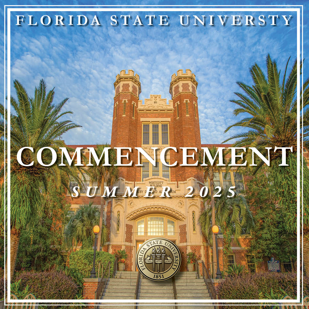 FSU to celebrate 2025 summer commencement Aug. 1 Florida State