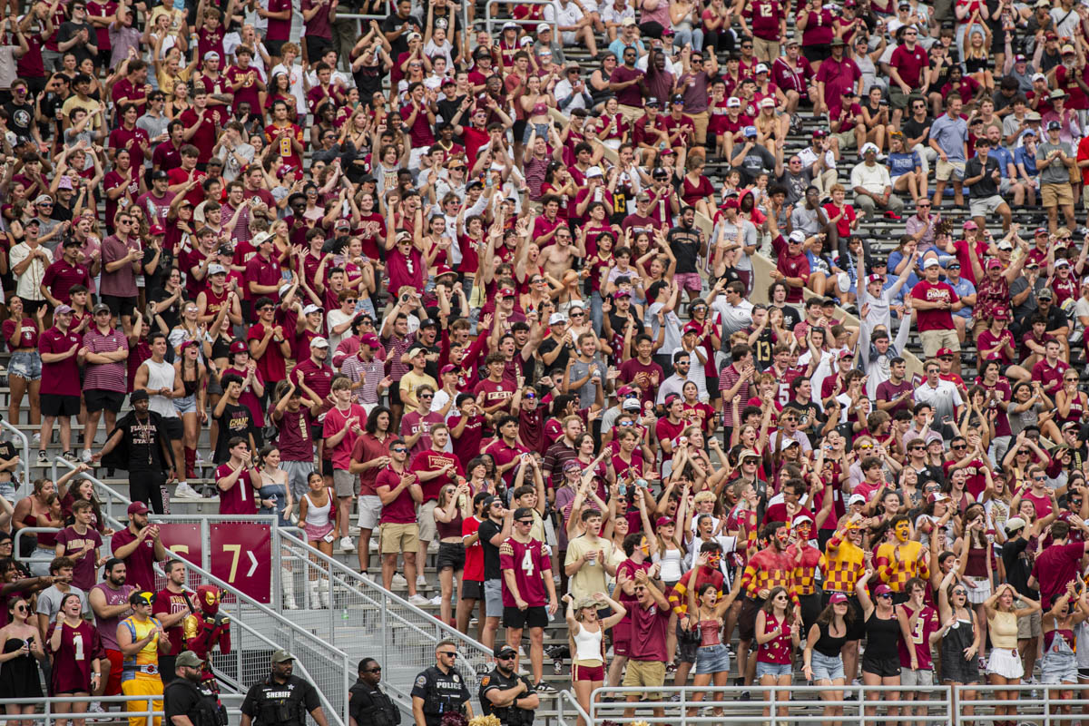 The Florida State Seminoles take on the Memphis Tigers on Saturday Sept., 14 2024, at Doak Campbell Stadium. (Matthew McConnell/Florida State University)