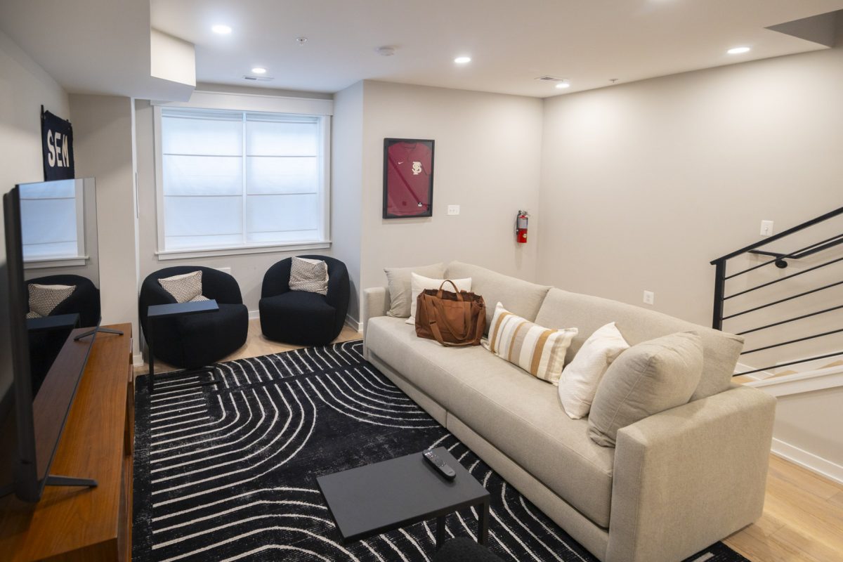 Florida State University unveiled its new student housing accommodations in Capitol Hill for students participating in the new FSU DC Study Away Program. The program offers students a place to live within the FSU ecosystem while doing an internship in Washington D.C. (Matthew McConnell/Florida State University)