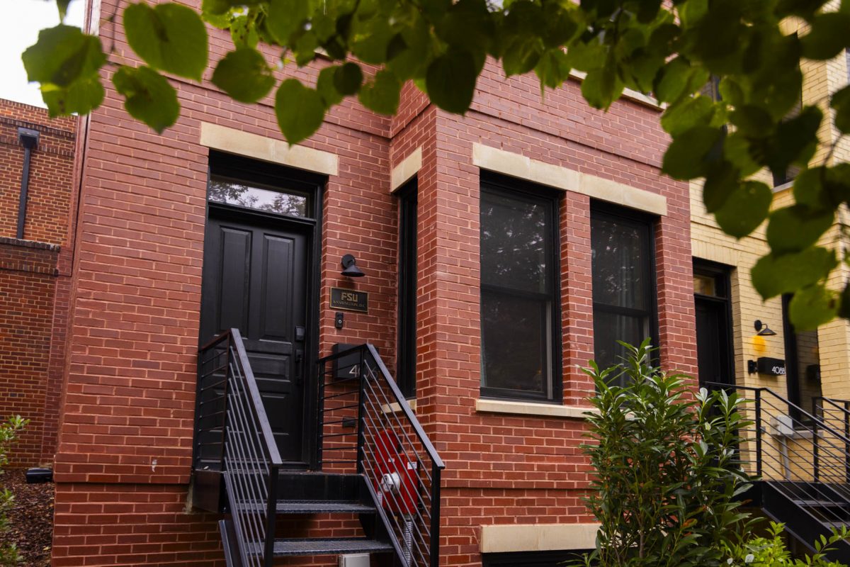 Florida State University unveiled its new student housing accommodations in Capitol Hill for students participating in the new FSU DC Study Away Program. The program offers students a place to live within the FSU ecosystem while doing an internship in Washington D.C. (Matthew McConnell/Florida State University)