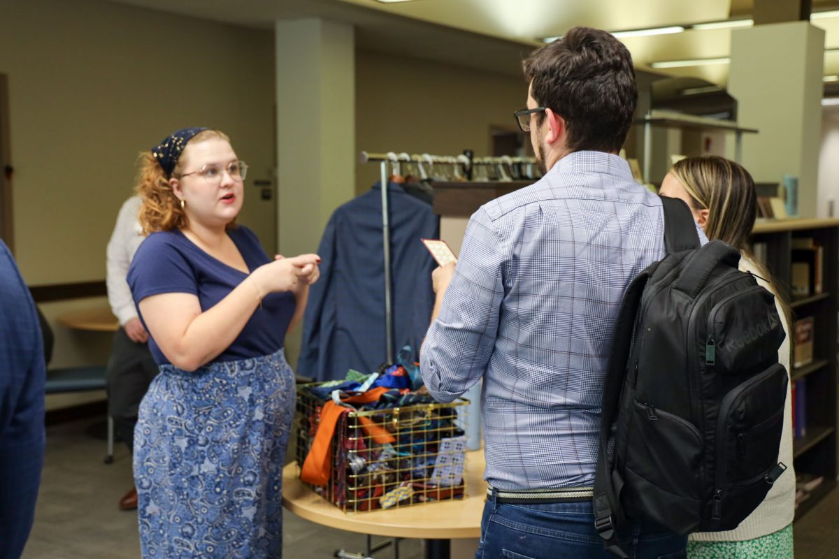 Graduate students accessed the Career Center’s Professional Clothing Closet, free resources designed to support their post-graduate career preparation. (Logan Lowery/Florida State University)