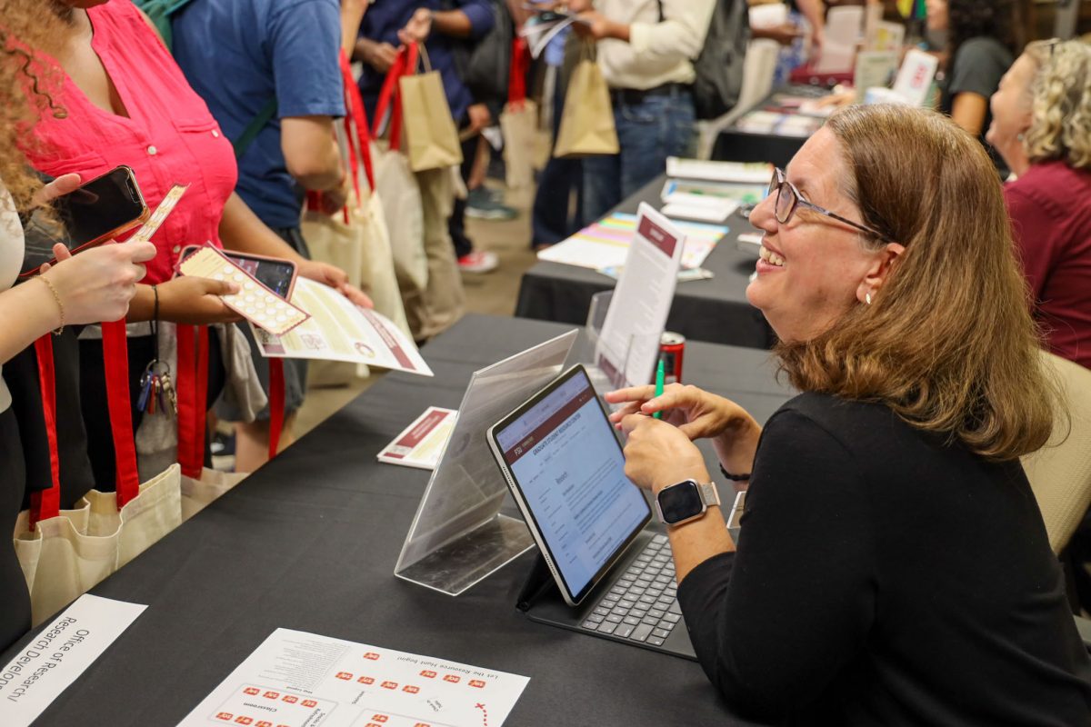 The FSU Graduate Student Resource Fair promotes scholarly engagement among graduate students, supports career development and strengthens teaching skills. (Logan Lowery/Florida State University)