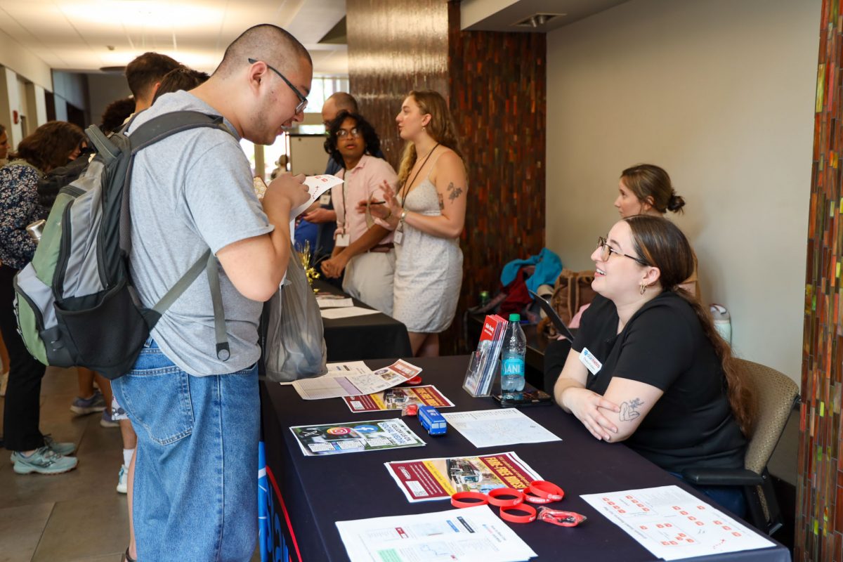 The FSU Graduate Student Resource Fair promotes scholarly engagement among graduate students, supports career development and strengthens teaching skills. (Logan Lowery/Florida State University)