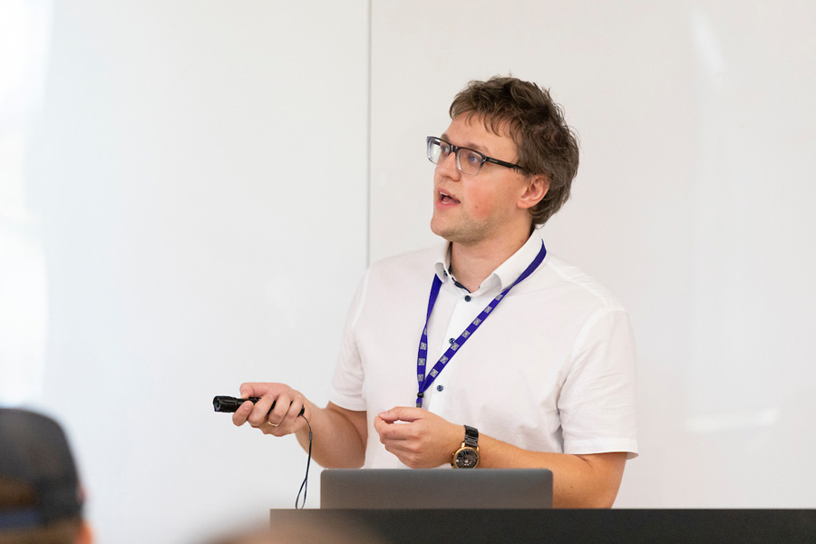 Cyprian Lewandowski, an assistant professor in the Department of Physics. (Scott Holstein/FAMU-FSU College of Engineering)