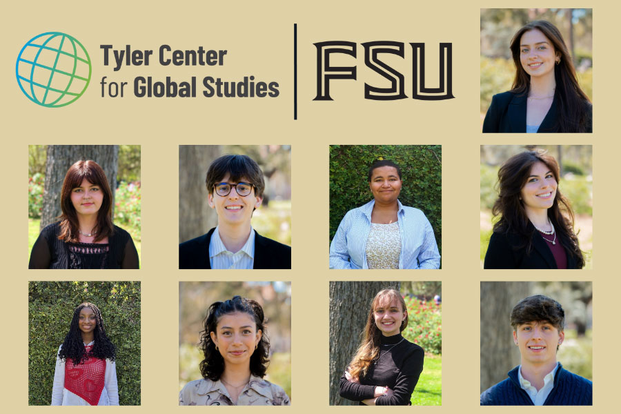 Nine FSU students earned fellowships through the Tyler Center for Global Studies.