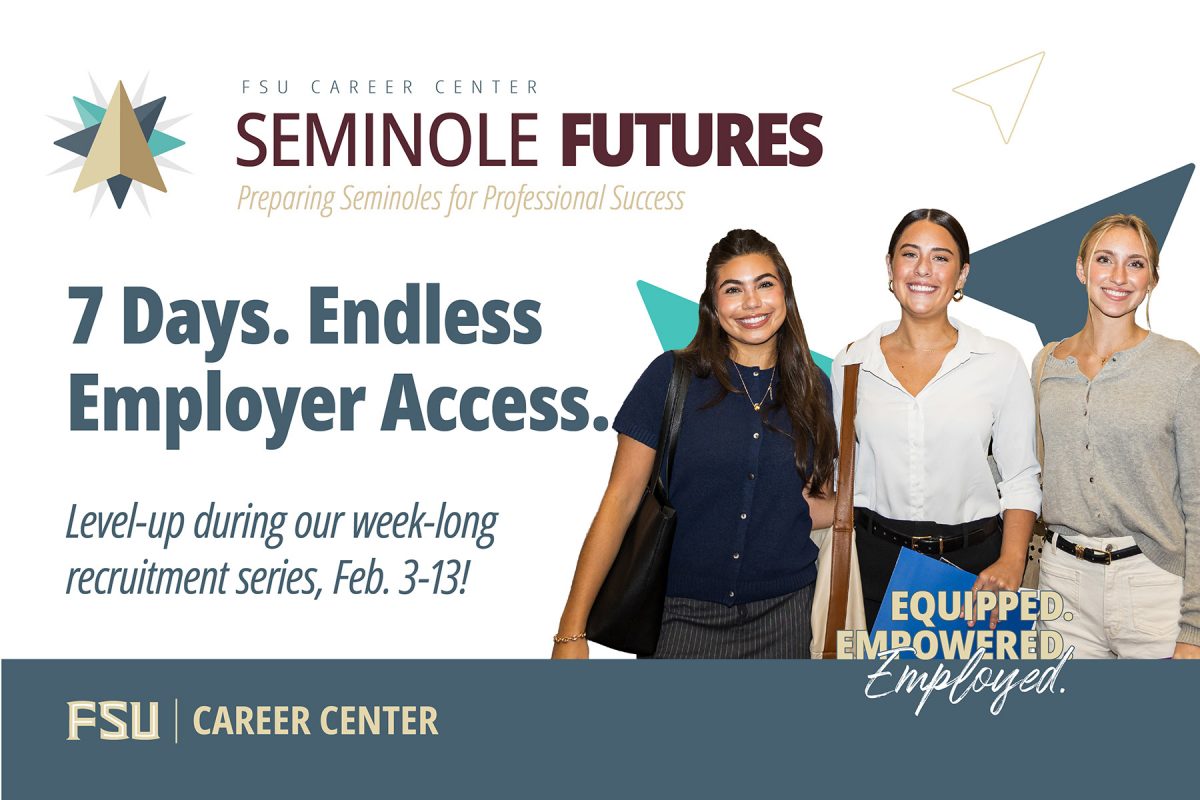 The Seminole Futures Series offers seven days of guided career exploration to help support students at every stage of their professional journey while preparing them for future careers Tuesday, Feb. 3 through Friday, Feb. 13.