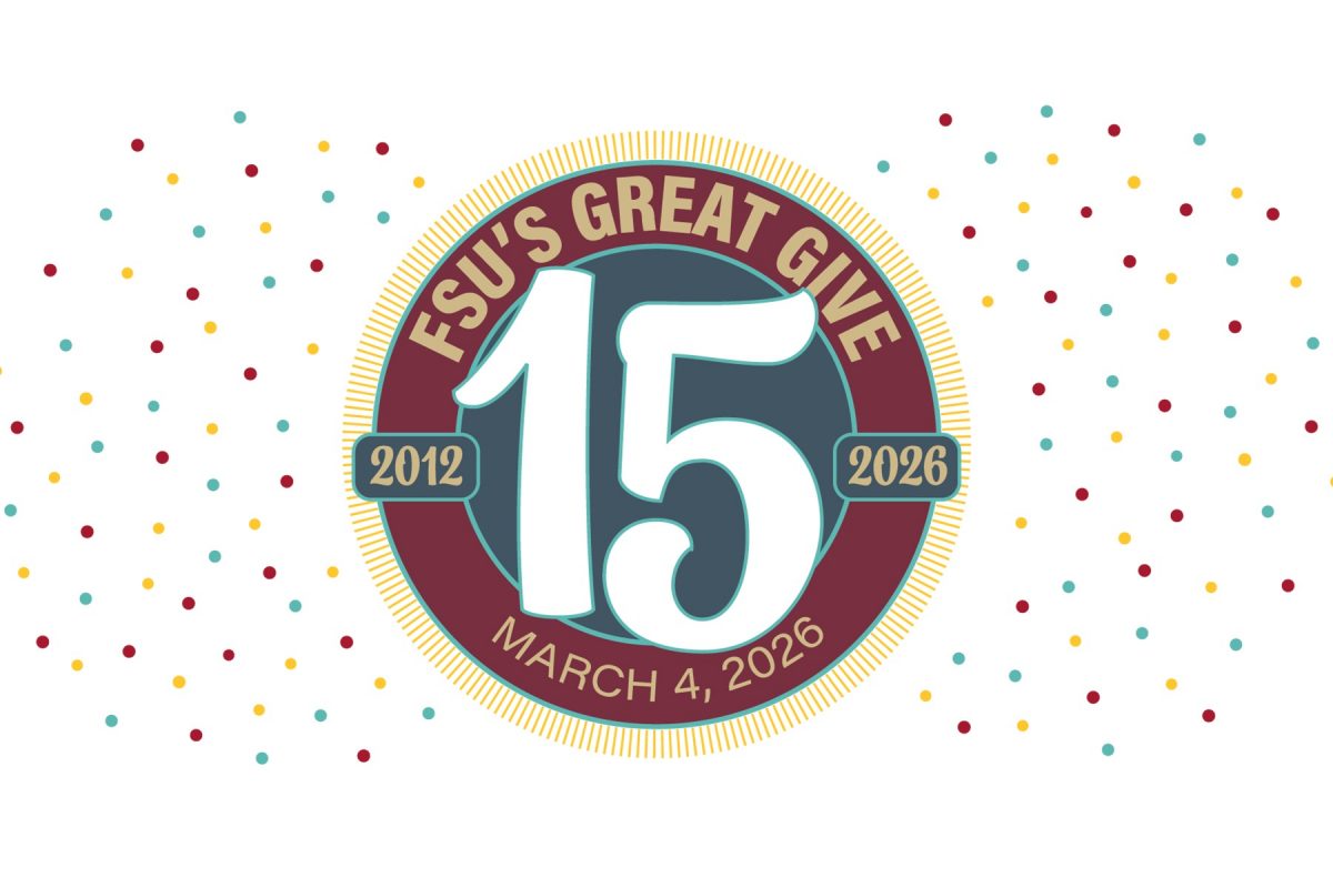 FSU's Great Give 15th anniversary logo 2012-2026