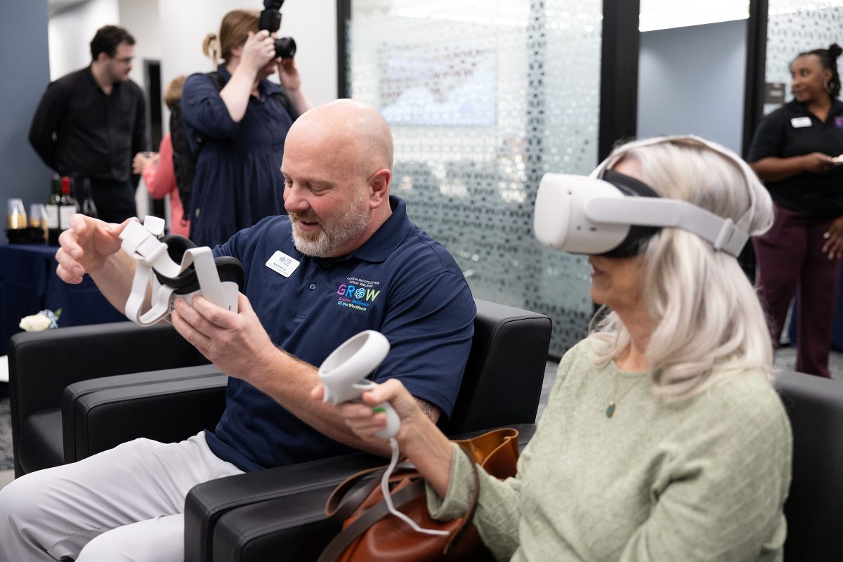 The Florida Institute for Child Welfare is using VR headsets and