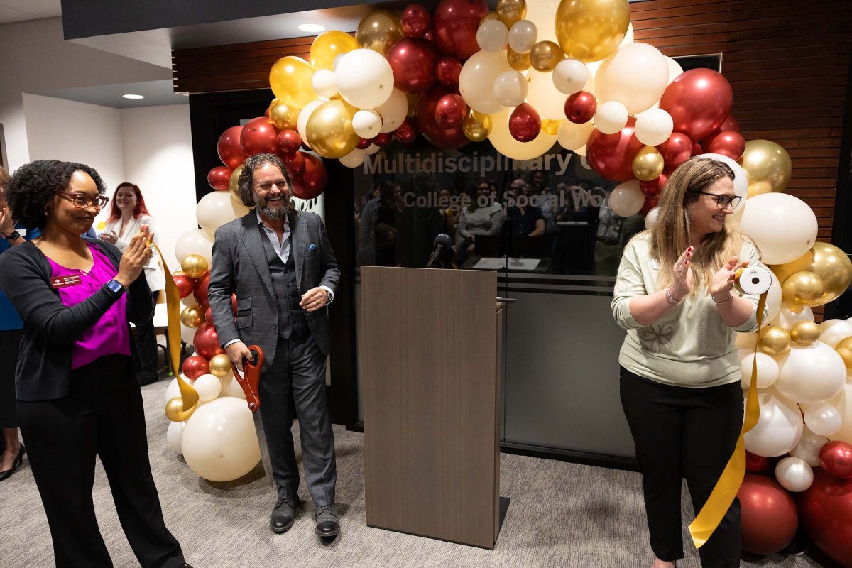 Florida State University's College of Social Work recently held a grand opening for the newly expanded Maryland Building, a joint facility for the Multidisciplinary Evaluation and Consulting Center and the Florida Institute for Child Welfare. (Logan Lowery/Florida State University)